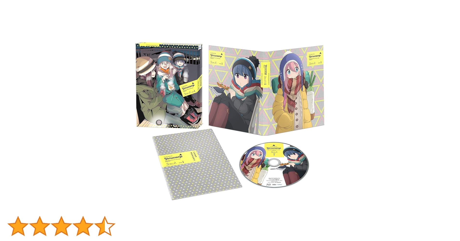 ゆるキャン△ ブルーレイシーズン1 1&2巻 アニメ「ゆるキャン△」シーズン1を収録したBlu-ray BOXがAmazon